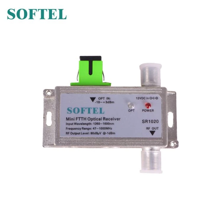 Receptor òptic FTTH CATV amb filtre de 1550nm