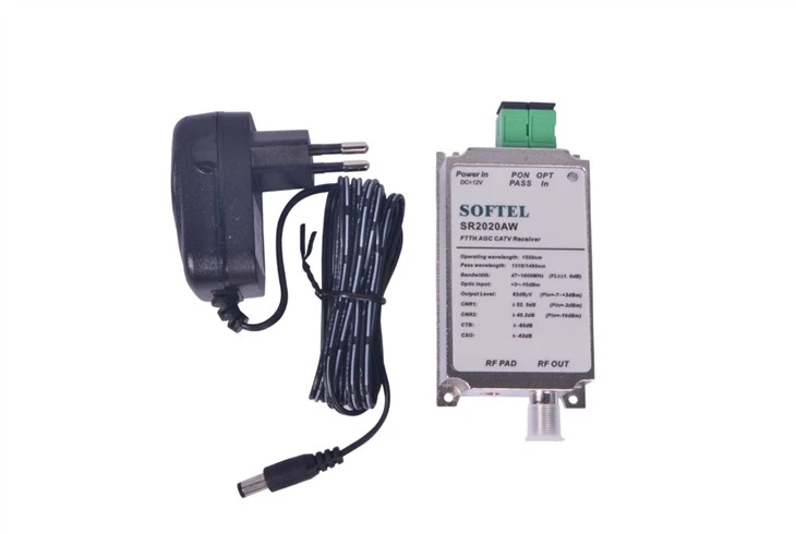 Receptor òptic FTTH de 47 ~ 1000 MHz