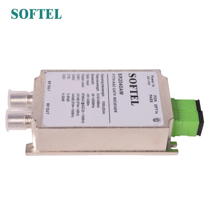 Ftth 2 Ouputs AGC WDM Node